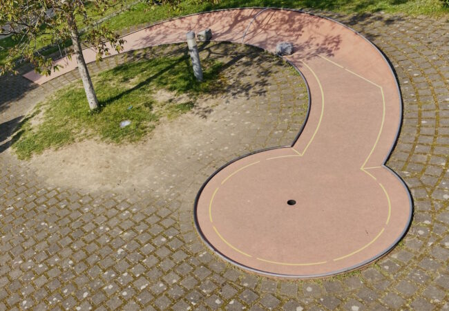 Minigolf in Leverkusen im Neuland-Park