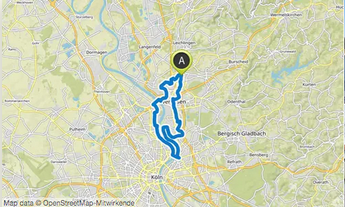 Weitsicht über den Rhein – Radfahren rund um Leverkusen