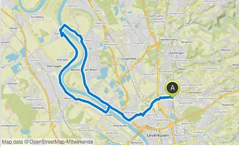 Rheintour nach Zons – Radfahren rund um Leverkusen
