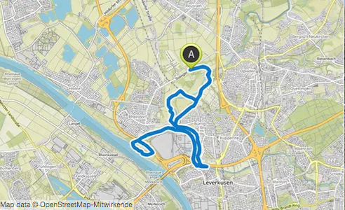 Uferwanderung zum Rhein – Wandern in Leverkusen