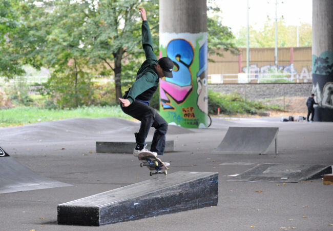 Skatepark unter der Stelze, City Leverkusen