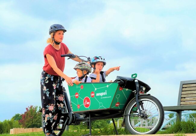 Familienkutsche – MIT DEM wupsi-E-LASTENRAD AUF TOUR